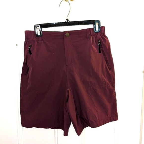 Pudolla hiking shorts women maroon sz M - Picture 1 of 5